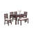 Modern Solid Wood Antique Cherry Dining Table - Rectangular With Enhanced And Stable Surface Room Reliable
