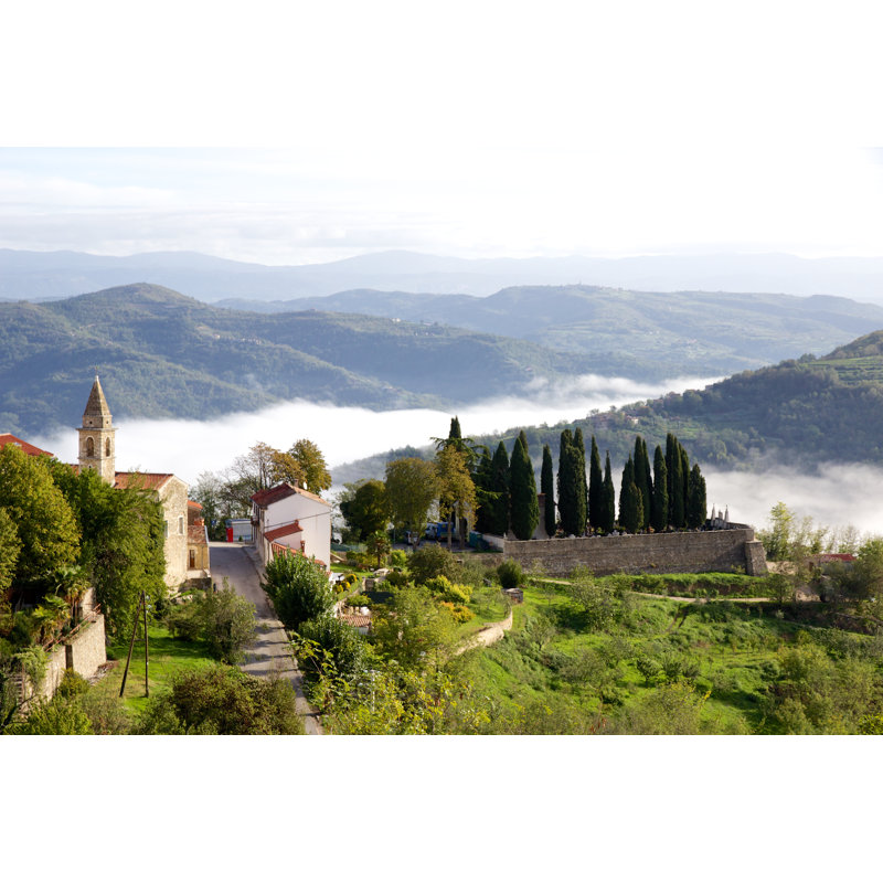 Motovun, Croatia by Katyenka - Wrapped Canvas Print, 30cm H x 46cm W 