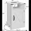 Table de chevet 16 po blanche avec station de charge et rangement-1484019782
