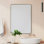 Miroir de salle de bain Inse Cadre en acier inoxydable