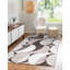 Kenzo Beige Abstract Geometric Modern Rug – Large Living Room Carpet | Bedroom & Hallway Runner | Soft, Stain Resistant, Non-Shedding Floor Mat-411007933