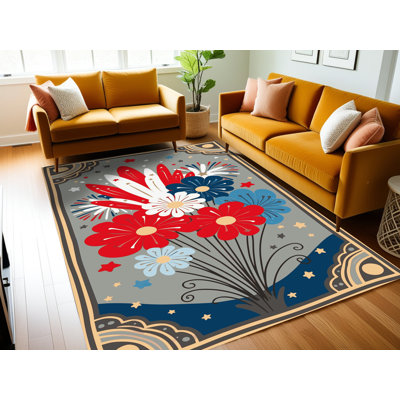 Tapis de fête d'été Red Barrel Studio