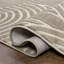 Tapis beige / crème Megane MidCentury Art Deco-710382523