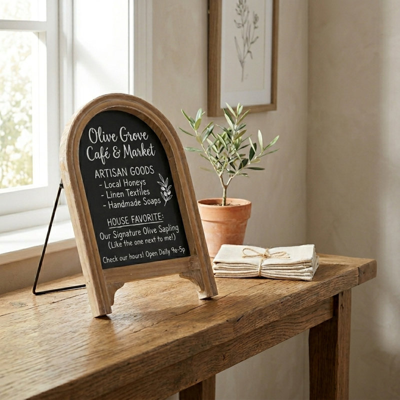Tableau noir Kohlsam, H 14 po x l 7 po