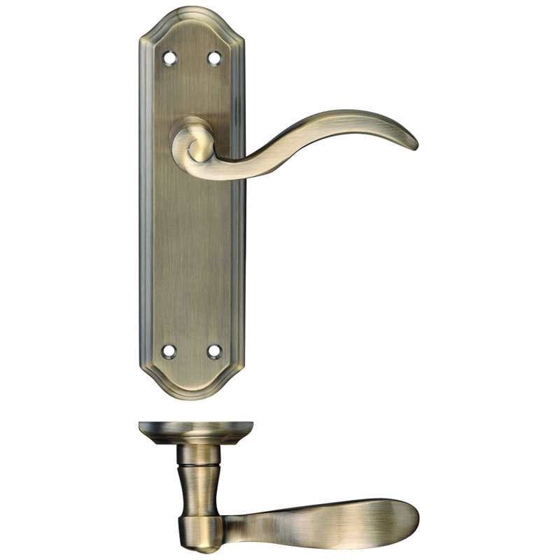 Winchester Latch Right Hand Door Handle, Florentine Bronze