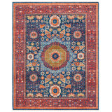 Hand Knotted Wool And Cotton Southwestern Rug