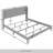 Velvet Upholstered Wingback Bed-1326838337-1326838340