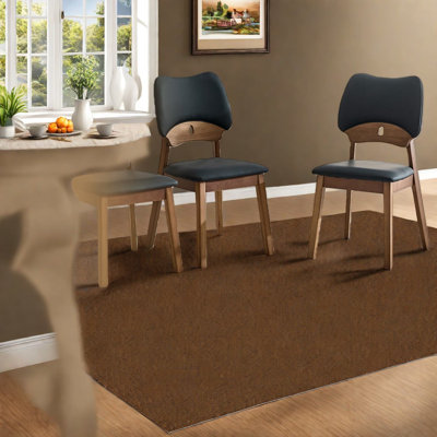 Comfortable Dining Chairs, Solid Wood Pu Modern Walnut Set For Home Dining