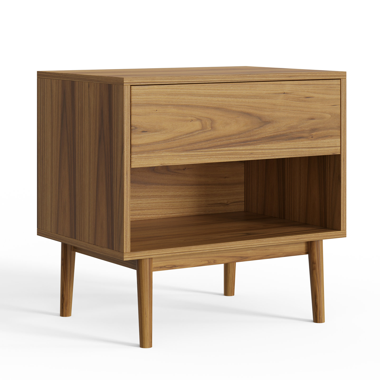 Indra 1 - Drawer Nightstand, Natural