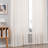 Wulfram Cotton Blend Textured Semi-Sheer Back Tab/Rod Pocket Curtain Pair-119992055-119992011