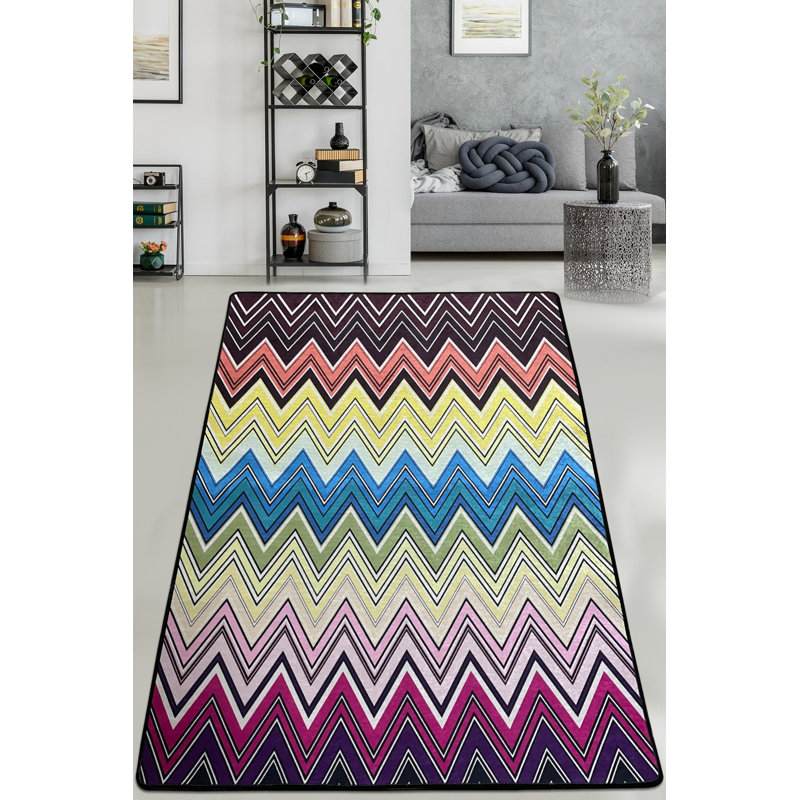 Soft Hall Carpet (31.5 x 39.4 in), 100% Polyester, Pile Height: 0.4 in | Antibacterial, Non-Slip Underside, Machine Washable | Durable 700 g/m² | Ideal for Living Room, Bedroom, Easy Care & Stylish Design