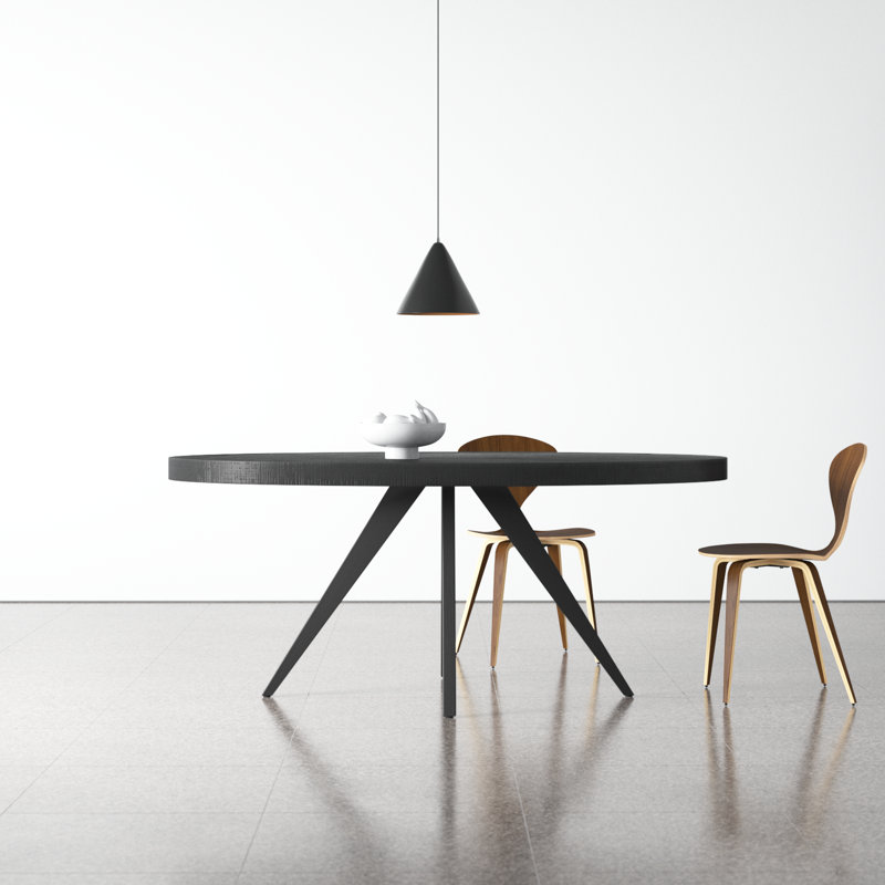 Carlo 72'' Dining Table, Black