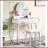 Wood Vanity and Stool Set-580827770