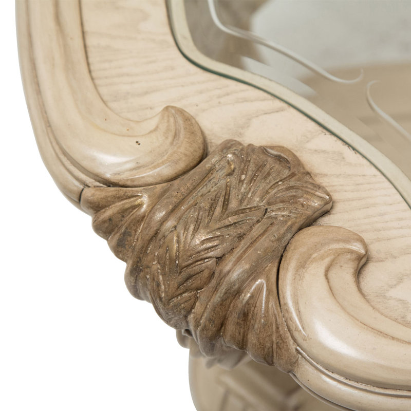 Table de bout avec rangement Innocenza Platine De Royale, Champagne