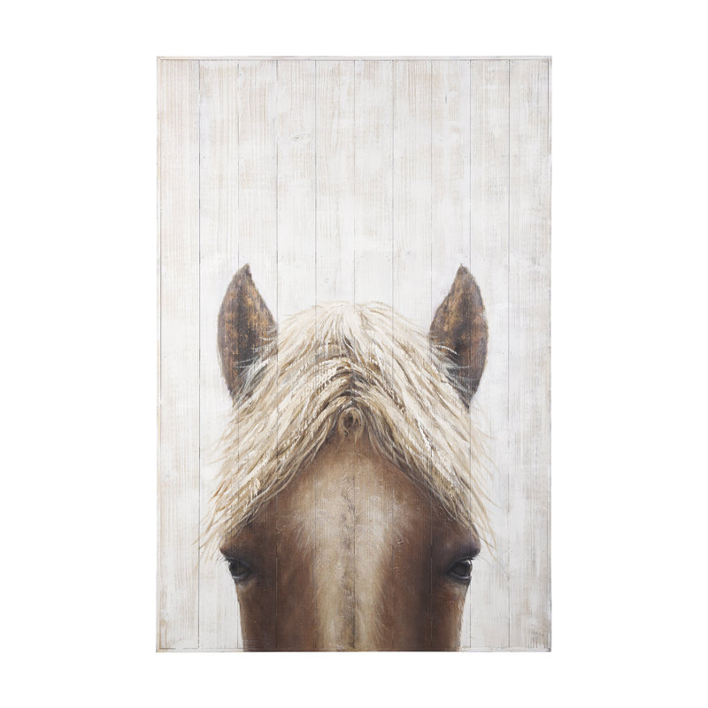 «Horse Fringe», art mural non encadré