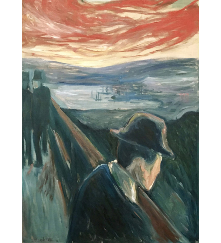 Désespoir, H 24 po x l 17 po