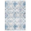 Tapis ivoire / bleu Anaela-376015061