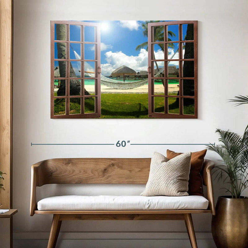 Gillard Hammock Window View, 32" H x 48" W