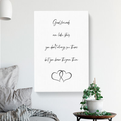 Good Friends - Wrapped Canvas