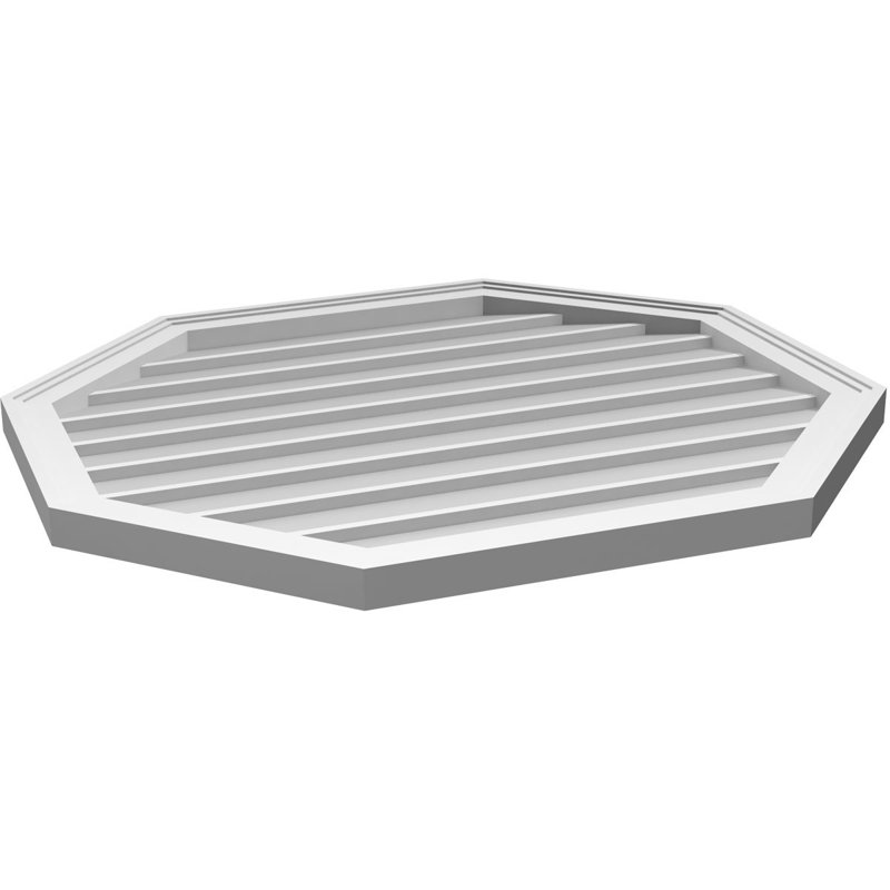 Évent horizontal gondole allongé en surface octogonal Signature, H 30 po x l 34 po x P 1,5 po