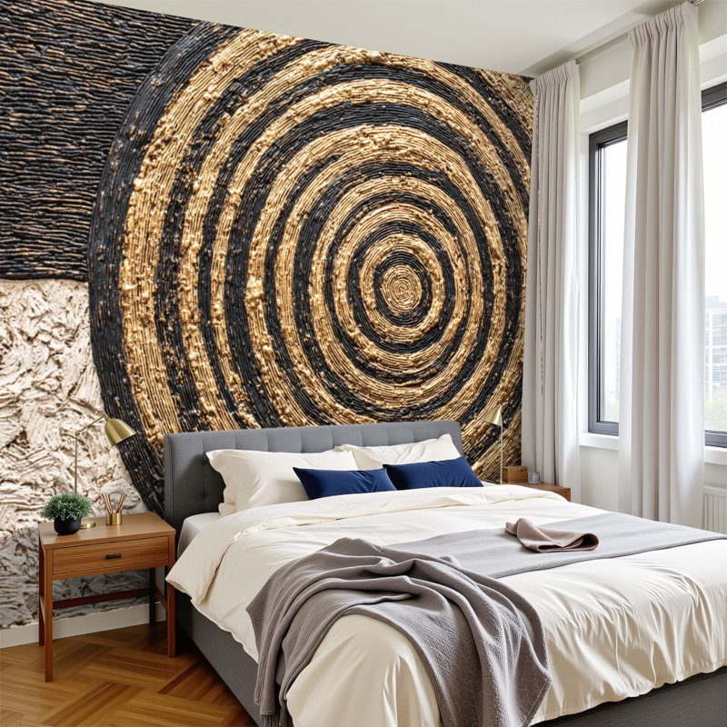 Papier peint à peler et coller, abstrait, abstrait, relief 3D, texture en relief, peintures murales en cristal, H 100 po x l 144 po, papier peint amovible en PVC, adhésif mural pour chambre à coucher, bureau à domicile