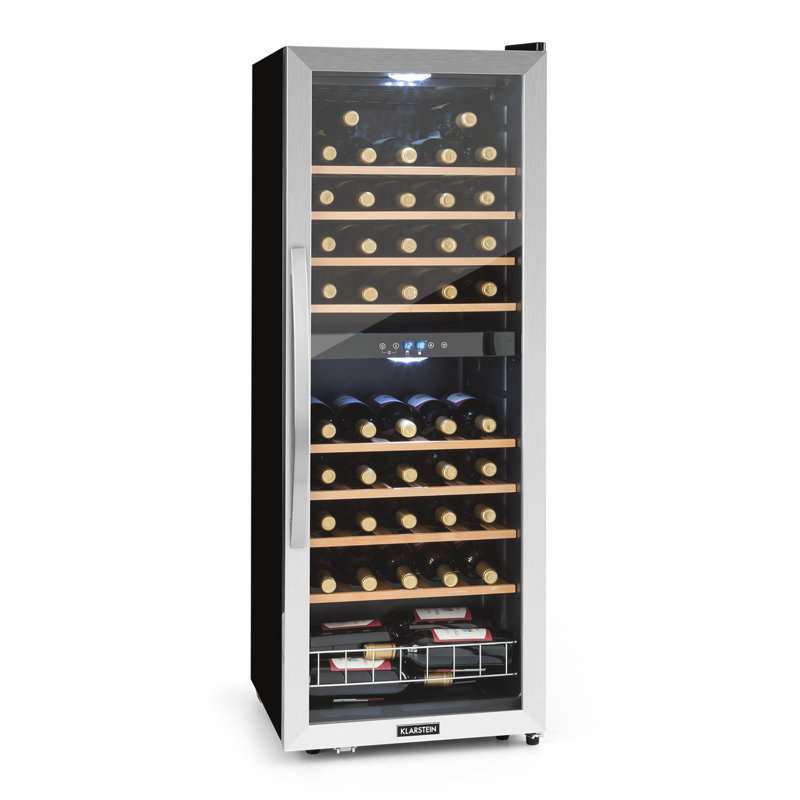 Klarstein Dual Zone 48cm Freestanding 54 Bottle