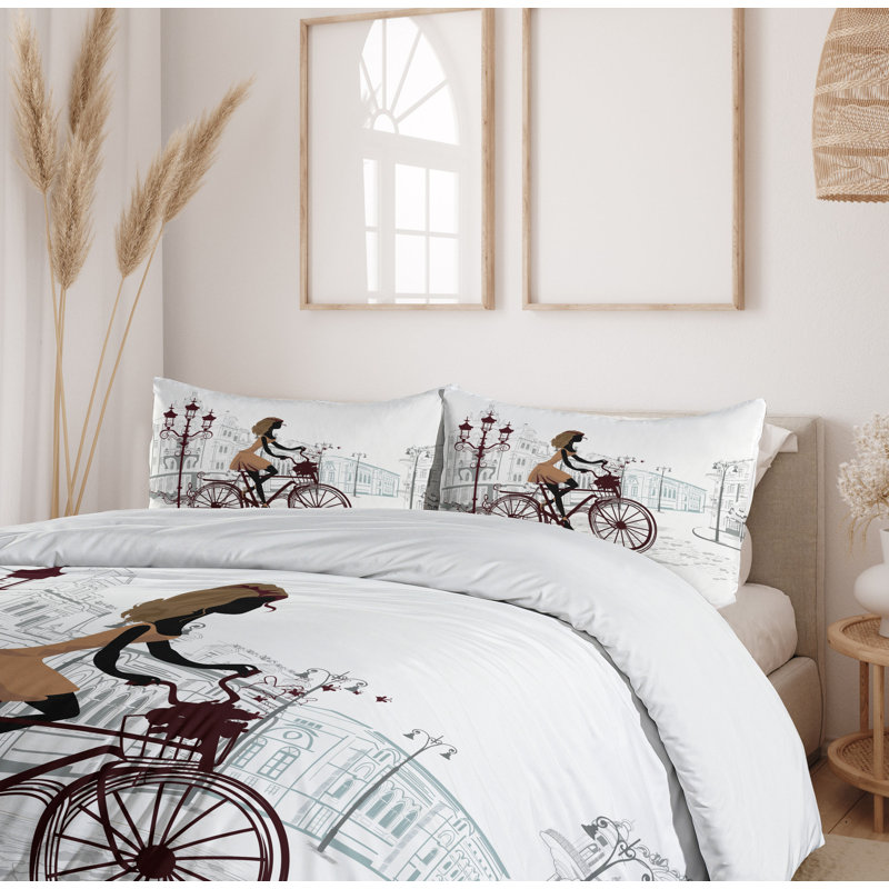 Teen Room Quilt Set, Twin Duvet Cover + 1 Standard Sham