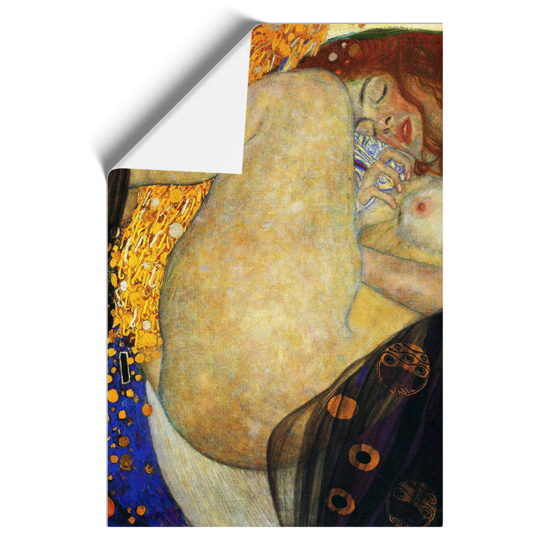 Danae by Gustav Klimt - Frameless Print, 30cm H x 21cm W x 0.1cm D