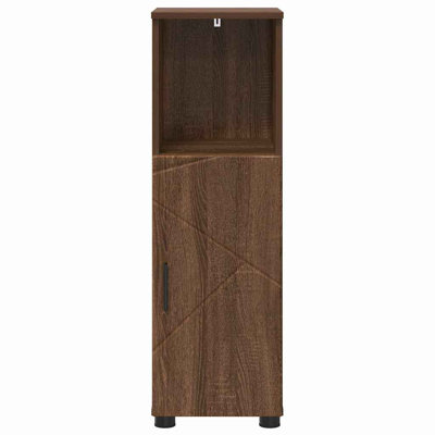  Bathroom Cabinet Sonoma Oak 30 X 35 X 95 Cm Engineered Wood