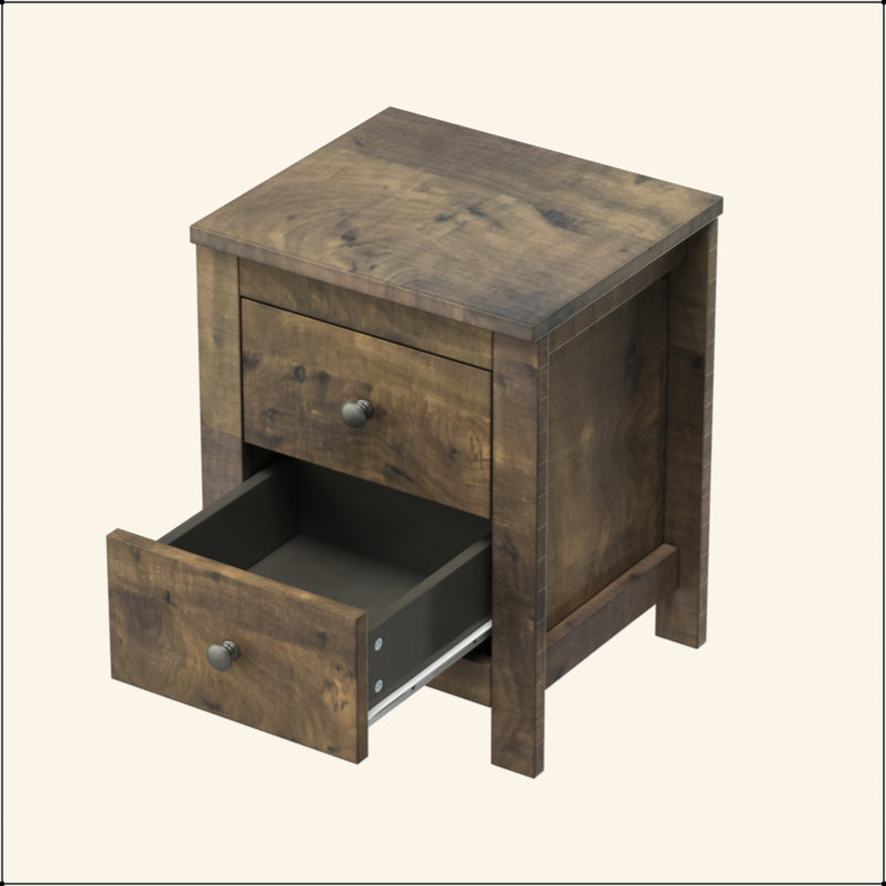 Table de chevet en bois Farmhouse