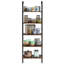Juno  184.5cm H x 60cm W Steel Ladder Bookcase