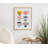 Botanical Coffee Shop Tea Cups by The Creative Bunch Studio Framed Wall Art Print-268480253-268480242