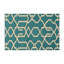Tapis bleu intérieur et extérieur Trellis-319388831