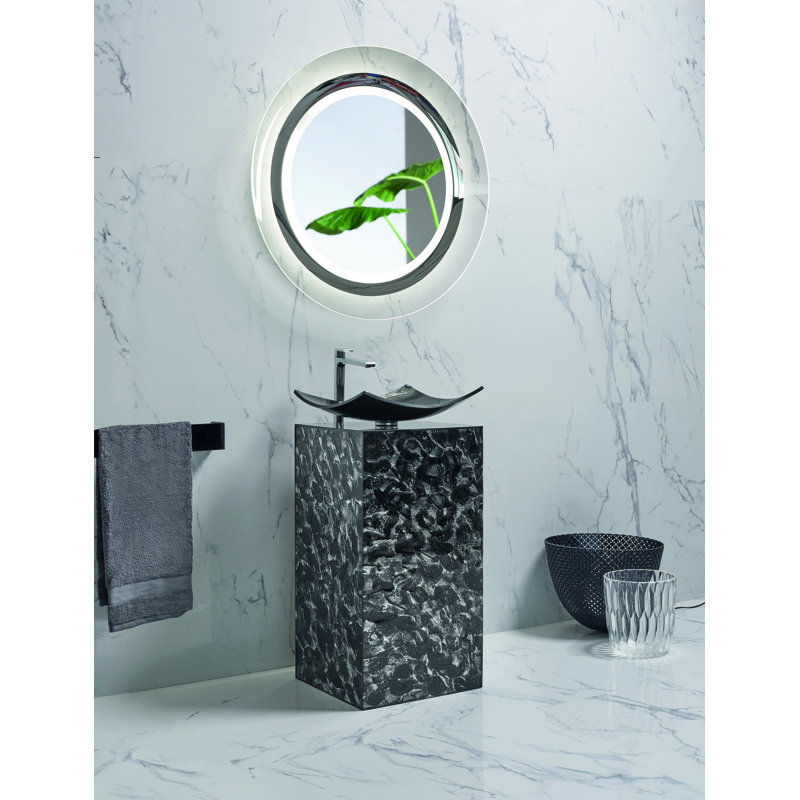 Nook 13.38'' W Single Vanity, Black, Black