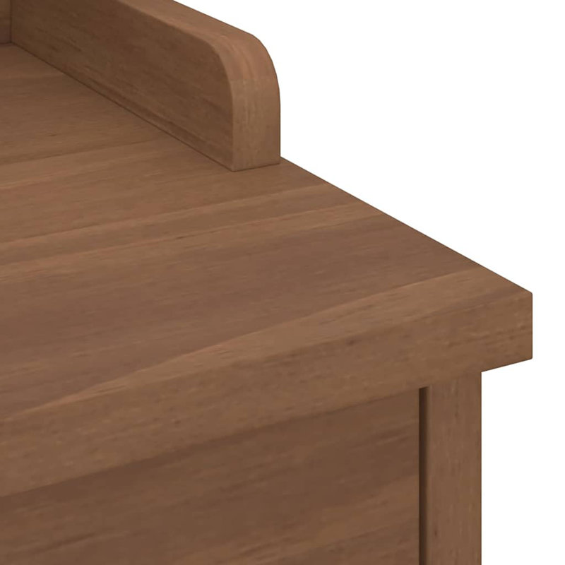 Hallway Bench SANDNES 45X40x50 Cm Solid Wood Pine, Walnut