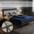 Platform Bed with Upholstered Adjustable Headboard, No Box Spring Needed-19539207-19539206