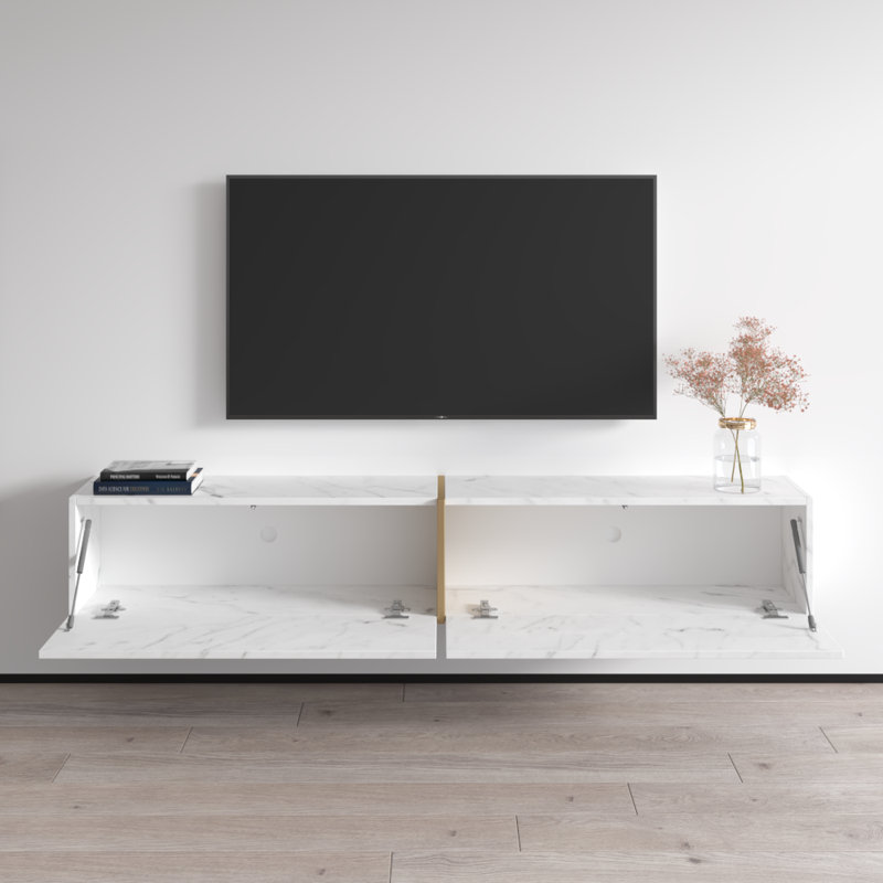 Jyun 70.9'' W Storage Credenza, White