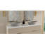 Lavabo de salle de bain vasque en résine 24 po x 13 po Badeloft WB-03-MGRY en gris mat-138192848
