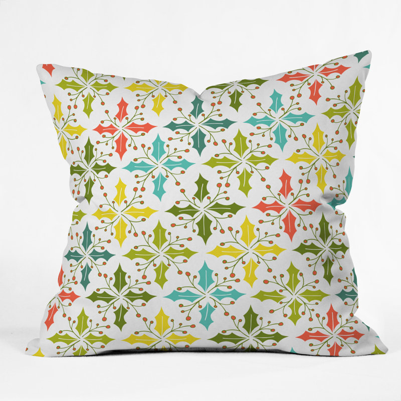 Coussin intérieur / extérieur Holly Go Lightly, 16 po x 16 po