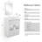 Minela 24 " W Freestanding Standard 1 Single Vanity Bathroom Vanity With Top with Mirror