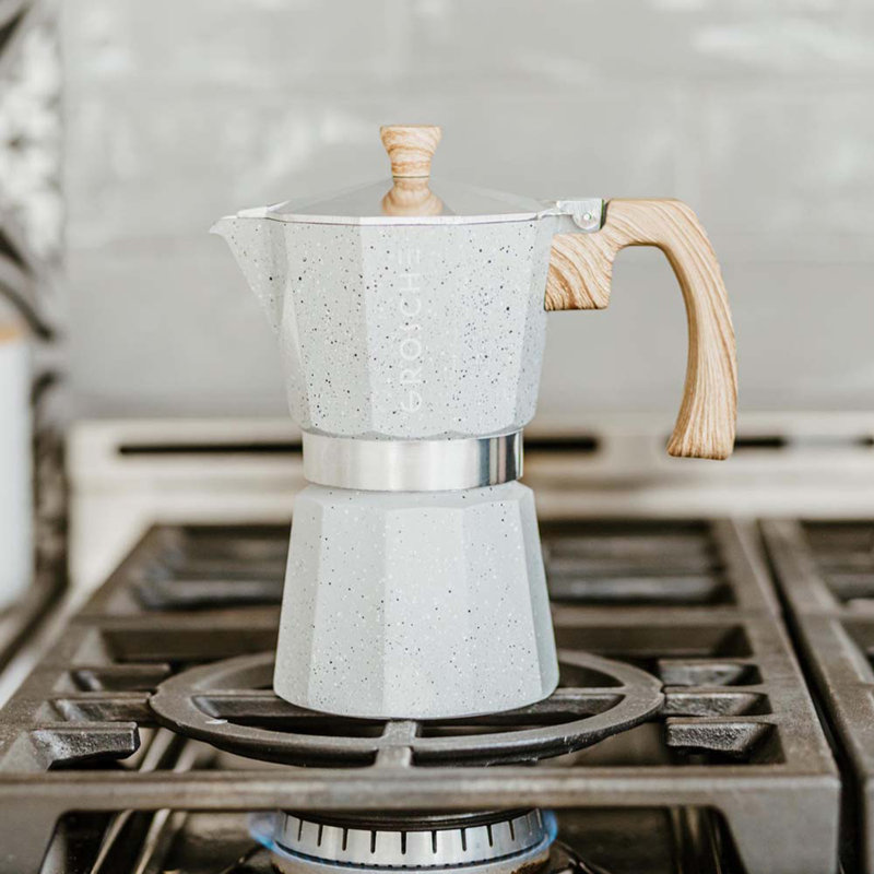 Machine à espresso sur pied GROSCHE Milano Stone, Rosé, 9 plans