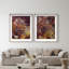 Crimson garden Set Shadowbox Abstract Print by Oliver Gal, Black Frame, 16 x 20-1083187956-1083187960
