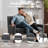 47.24" Wide Tufted Back 2-Seater Accent Chair With High-Density Foam Cushion Premium Linen/Suede Loveseat Sofa For Small Spaces-1798925454