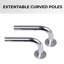 Aspire Homeware Adjustable Blackout Curtain Rod With Hardware Accessories-947514395-947514389