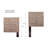 Lanett Mahogany Solid Wood Panel Headboard-1107300574