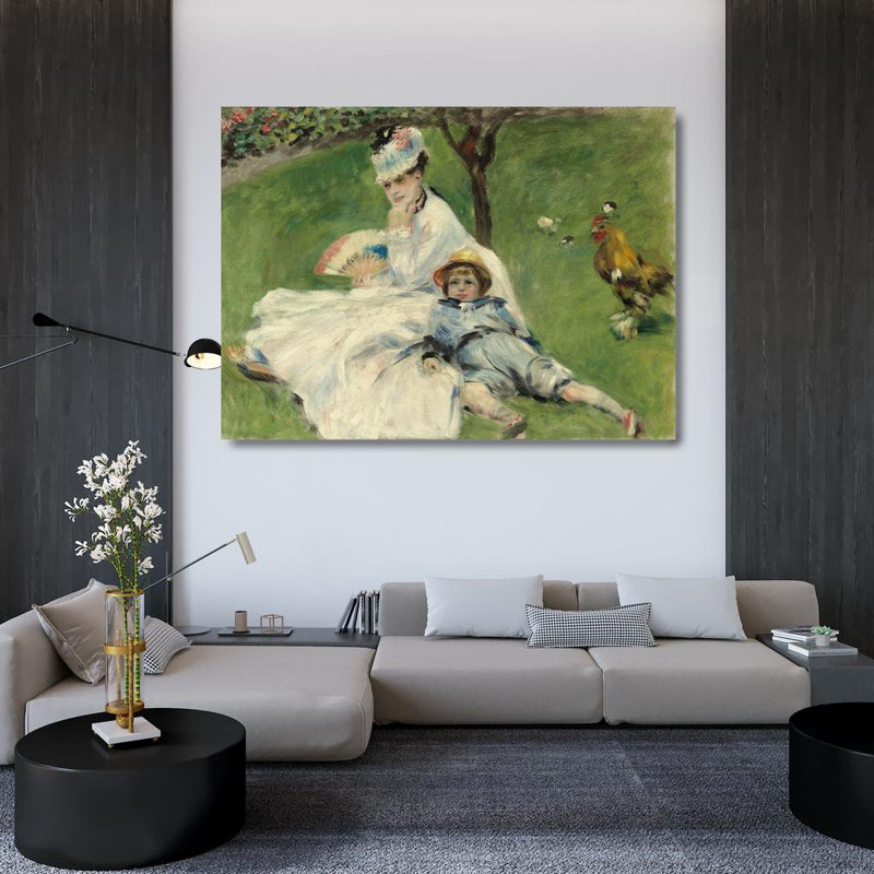 Art sur toile tendue, Astoria Grand Renoir, Pierre, Auguste, H 36 po x l 48 po