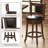 Acelee Swivel Upholstered Counter Stool with Solid Wood Frame-733383386-733383364