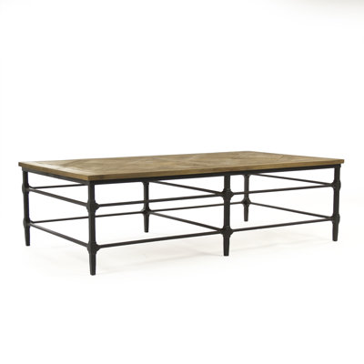 Aveline Solid Wood Top Coffee Table