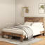 Cadre de lit Cadre de lit plateforme en bois sans bruit, sommier tapissier requis et outil d'assemblage facile Grand rangement sous le lit-9755918-9755916