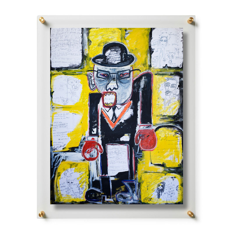 Cupkake par Gareth Maguire, Or / transparent, H 24 po x l 18 po